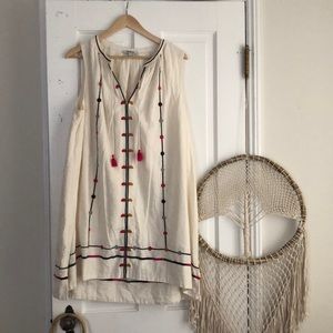 Madewell embroidered swing dress